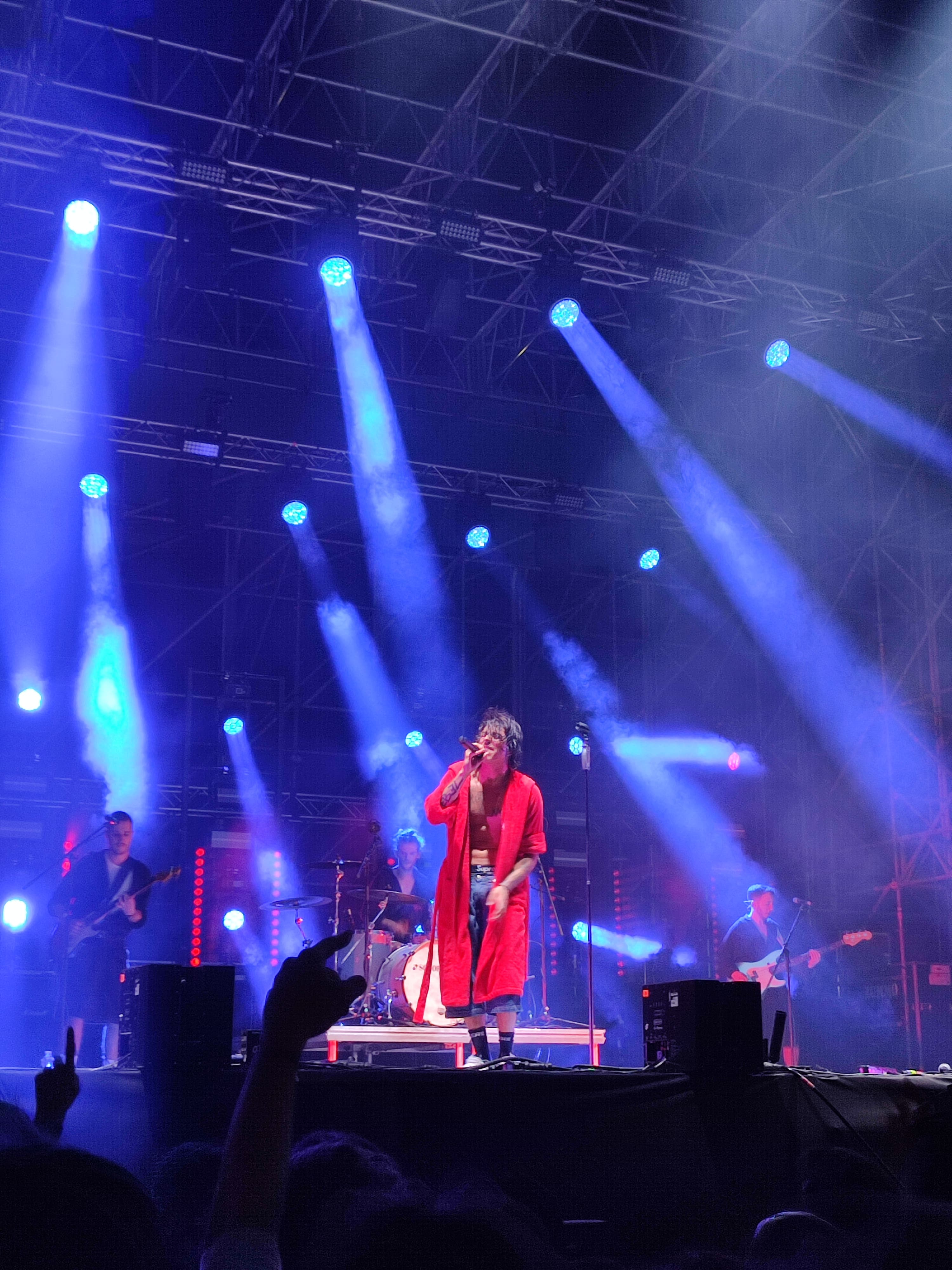 NASKA durante il pre-show dello Slam Dunk Italy a Bellaria-Igea Marina, 1º giugno 2023.
